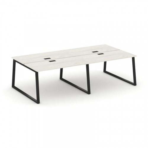 Style Project Рабочая станция 2-х сторон. SN-6T1.DRS-041 Акация Лорка/Металл Антрацит/Заглушка Пласт фото 4