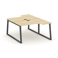 Style Project Рабочая станция эргоном. SN-6T1.DRPA-021 Акация Лорка/Металл Антрацит/Заглушка Пластик