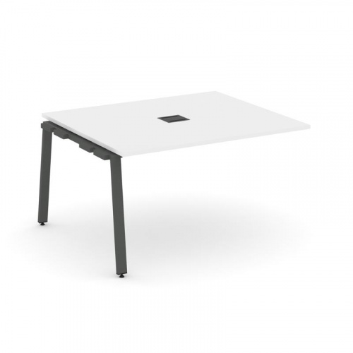 Style Project Проходной наб. элем. перег. стола SN-6A.NSPRG-034 Дуб Наварра/Металл Белый 1580*1180*7 фото 21