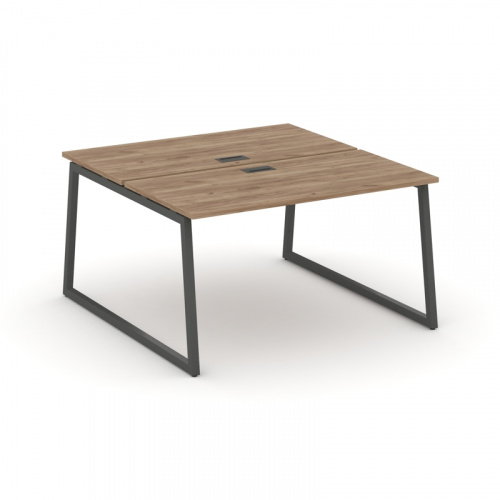 Style Project Рабочая станция 2-х сторон. SN-4T1.DRS-012 Акация Лорка/Металл Антрацит/Заглушка Пласт фото 10