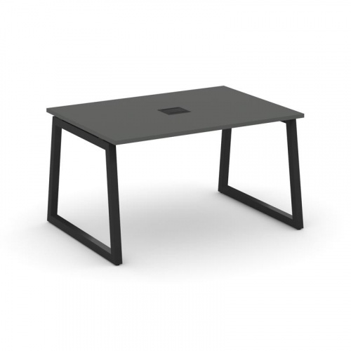 Style Project Стол переговорный SN-5T1.SPRG-003 Акация Лорка/Металл Антрацит/Заглушка Металл Антраци фото 9