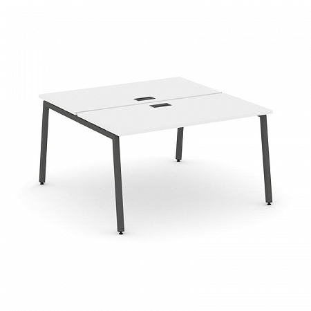 Style Project Рабочая станция 2-х сторон. SN-4A.DRS-011 Белый/Металл Антрацит 980*1432*750