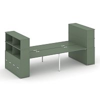 Бенч-система с опорными распашными шкафами Concept CN.DRS-276