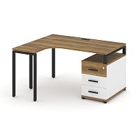 Стол эргономичный с опорной тумбой Concept CN.SA-301(L)