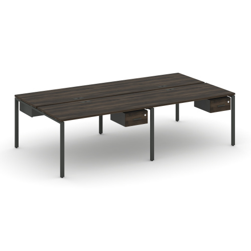 Бенч-система на 4 места с подвесными тумбами Concept CN.DRS-129 фото 3