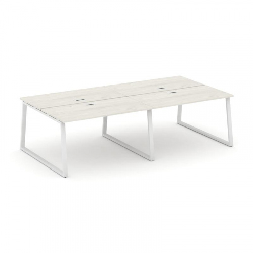 Style Project Рабочая станция 2-х сторон. SN-6T1.DRS-041 Акация Лорка/Металл Антрацит/Заглушка Пласт фото 13