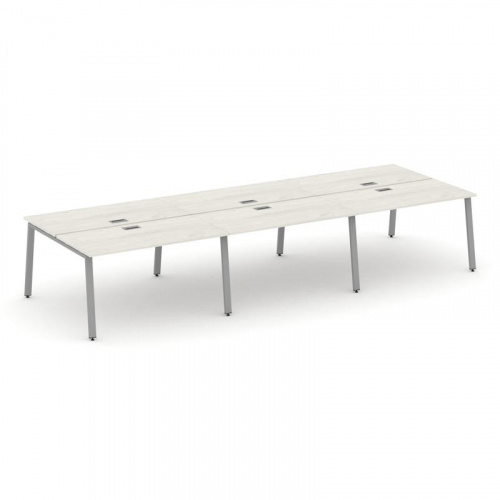 Style Project Рабочая станция 2-х сторон. SN-6A.DRS-083 Белый/Металл Белый 4140*1632*750 фото 6