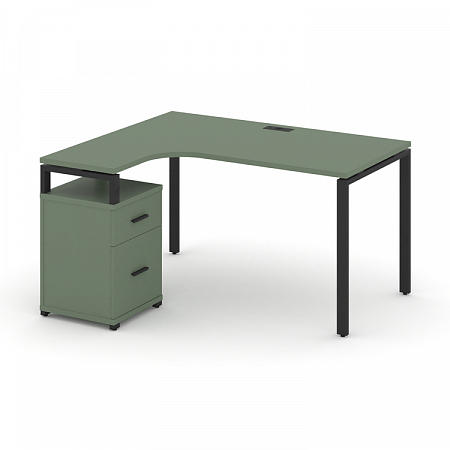 Стол эргономичный с опорной тумбой Concept CN.SA-308(L)