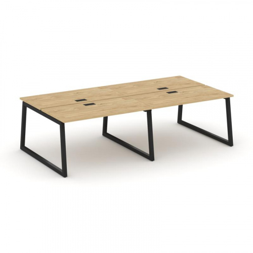 Style Project Рабочая станция 2-х сторон. SN-5T1.DRS-031 Акация Лорка/Металл Антрацит/Заглушка Пласт