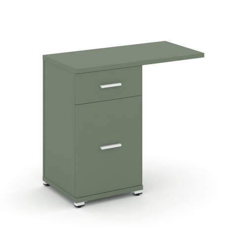 Тумба приставная с 1 ящиком Concept CN.TUS-003 W