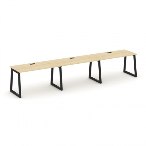 Style Project Рабочая станция 1 сторон. SN-5T1.ORS-041 Акация Лорка/Металл Антрацит/Заглушка Пластик фото 5