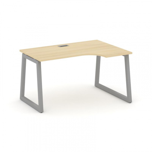 Style Project Стол рабочий эргоном. SN-5T1.SPA-021(R) Акация Лорка/Металл Антрацит/Заглушка Пластик фото 20