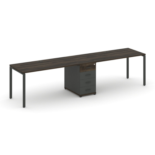 Бенч-система на 2 места с 1 опорной тумбой Concept CN.ORS-404 фото 3