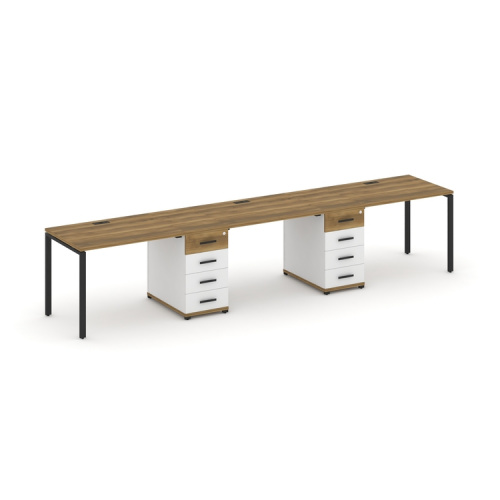 Бенч-система на 3 места с 2 опорными тумбами Concept CN.ORS-433 фото 7