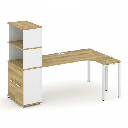 Стол эргономичный с опорным распашным шкафом Concept CN.SA-216(R)