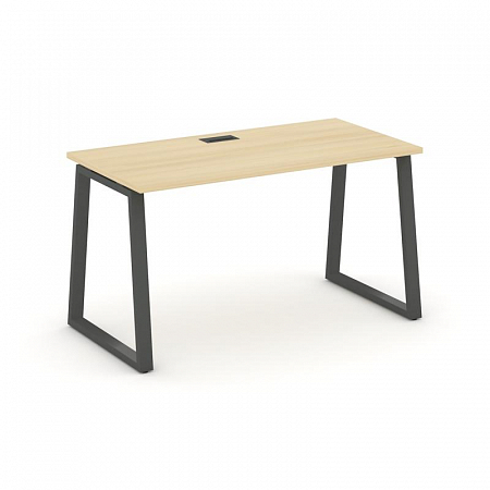 Style Project Стол письменный SN-6T1.SP-023 Акация Лорка/Металл Антрацит/Заглушка Пластик Черный 138