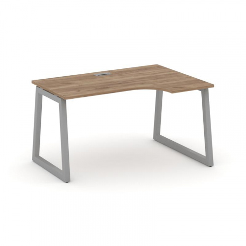 Style Project Стол рабочий эргоном. SN-5T1.SPA-021(R) Акация Лорка/Металл Антрацит/Заглушка Пластик фото 10