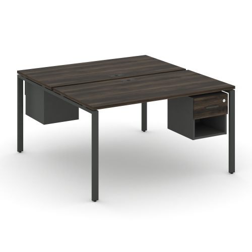 Бенч-система на 2 места с подвесными тумбами Concept CN.DRS-117 фото 3