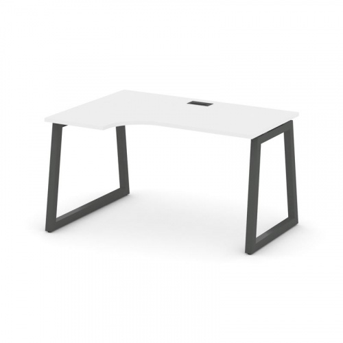 Style Project Стол рабочий эргоном. SN-5T1.SPA-021(L) Акация Лорка/Металл Антрацит/Заглушка Пластик фото 26