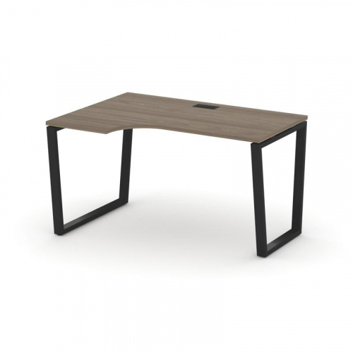 Style Project Стол рабочий эргоном. SN-6T2.SPA-021(L) Акация Лорка/Металл Антрацит/Заглушка Пластик фото 8