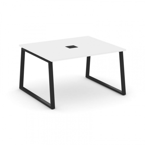 Style Project Стол переговорный SN-6T1.SPRG-034 Акация Лорка/Металл Антрацит/Заглушка Металл Антраци фото 5