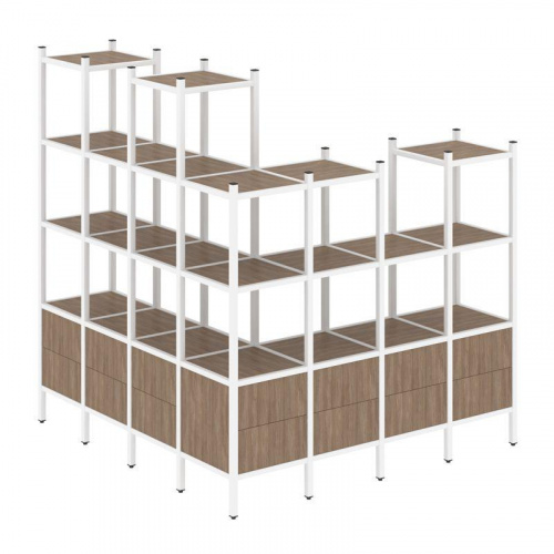 Стеллаж офисный угловой Loft VR.L-55 фото 9