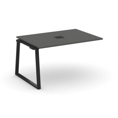 Style Project Проходной наб. элем. перег. стола SN-6T1.NSPRG-001 Акация Лорка/Металл Антрацит/Заглуш фото 4