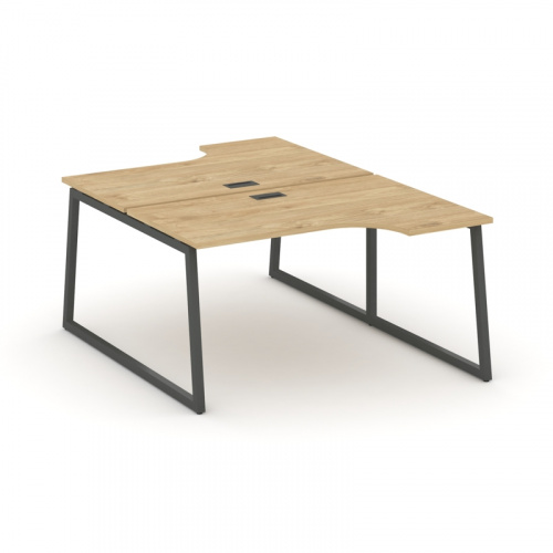 Style Project Рабочая станция эргоном. SN-4T1.DRPA-021 Акация Лорка/Металл Антрацит/Заглушка Пластик фото 12