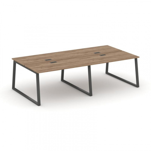 Style Project Рабочая станция 2-х сторон. SN-6T1.DRS-041 Акация Лорка/Металл Антрацит/Заглушка Пласт фото 23