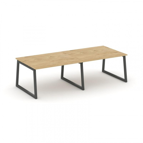 Style Project Стол переговорный SN-5T1.SPRG-044.3 Акация Лорка/Металл Антрацит 3160*1180*750 фото 6