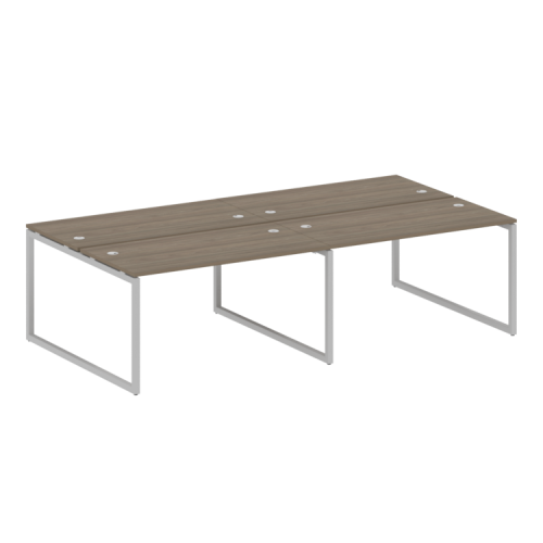 Бенч-система на 4 места на О-обр. м/к Metal System Quattro 40БО.СМ-4.3 Бенч-система на 4 места на О-обр. м/к Metal System Quattro 40БО.СМ-4.3