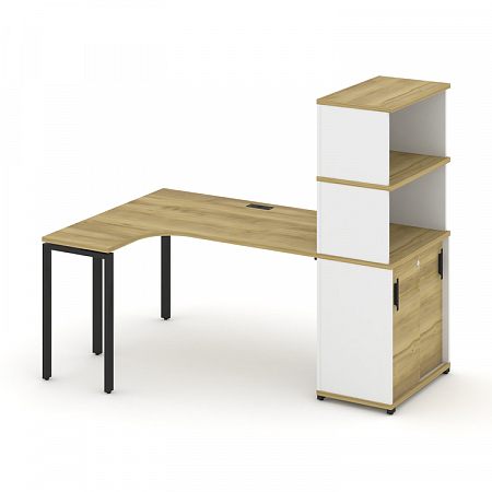 Стол эргономичный с опорным шкафом-купе Concept CN.SA-221(L)