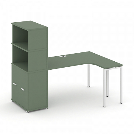 Стол эргономичный с опорным распашным шкафом Concept CN.SA-216(L)