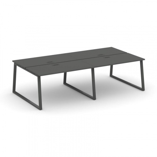 Style Project Рабочая станция 2-х сторон. SN-6T1.DRS-041 Акация Лорка/Металл Антрацит/Заглушка Пласт фото 27