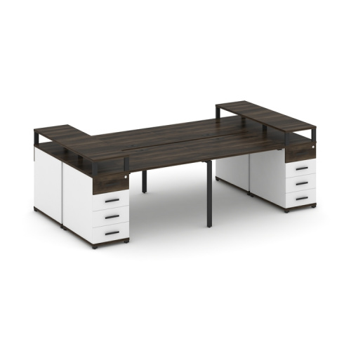 Бенч-система на 4 места с 2 опорными тумбами Concept CN.DRS-441 фото 9