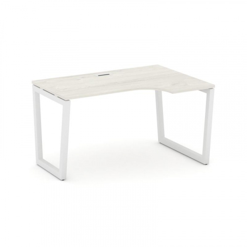 Style Project Стол рабочий эргоном. SN-5T2.SPA-011(R) Акация Лорка/Металл Антрацит/Заглушка Пластик фото 13