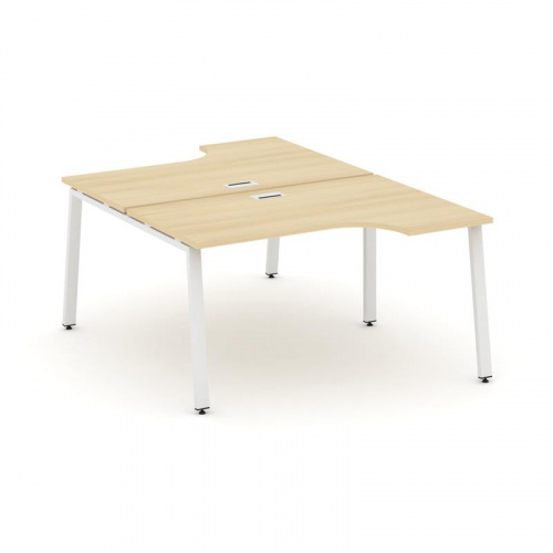 Style Project Рабочая станция эргоном. SN-6A.DRPA-002 Тиквуд Светлый/Металл Антрацит 1580*1232/1992* фото 27