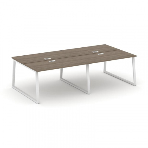 Style Project Рабочая станция 2-х сторон. SN-6T1.DRS-041 Акация Лорка/Металл Антрацит/Заглушка Пласт фото 15