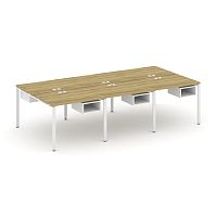 Бенч-система на 6 мест с подвесными тумбами Concept CN.DRS-141