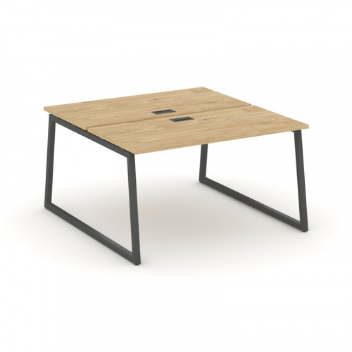 Style Project Рабочая станция 2-х сторон. SN-4T1.DRS-012 Акация Лорка/Металл Антрацит/Заглушка Пласт фото 11