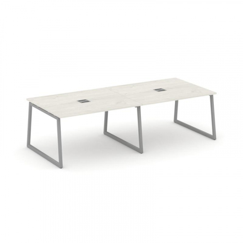 Style Project Стол переговорный SN-4T1.SPRG-042 Акация Лорка/Металл Антрацит/Заглушка Металл Антраци фото 12