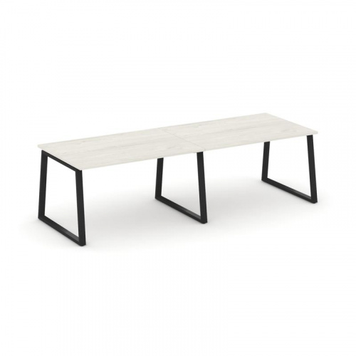 Style Project Стол переговорный SN-6T1.SPRG-014.3 Акация Лорка/Металл Антрацит 3160*980*750 фото 4