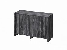 Тумба двухсекционная FB-12-02.D. Древесина Графит