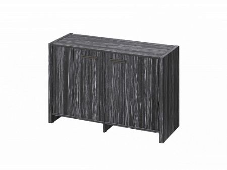 Тумба двухсекционная FB-12-02.D. Древесина Графит