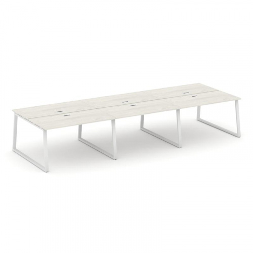 Style Project Рабочая станция 2-х сторон. SN-6T1.DRS-062 Акация Лорка/Металл Антрацит/Заглушка Пласт фото 13