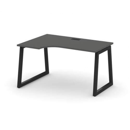 Style Project Стол рабочий эргоном. SN-5T1.SPA-021(L) Акация Лорка/Металл Антрацит/Заглушка Пластик фото 8