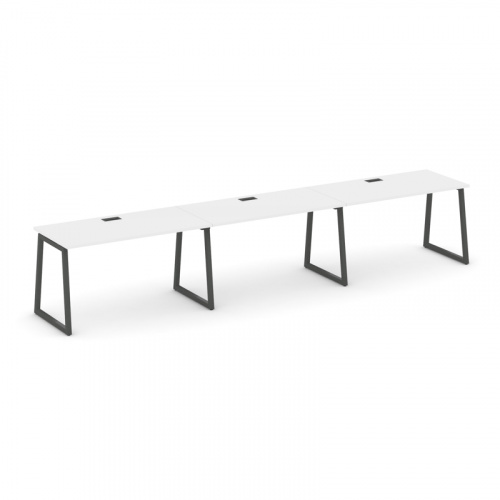 Style Project Рабочая станция 1 сторон. SN-4T1.ORS-053 Акация Лорка/Металл Антрацит/Заглушка Пластик фото 13