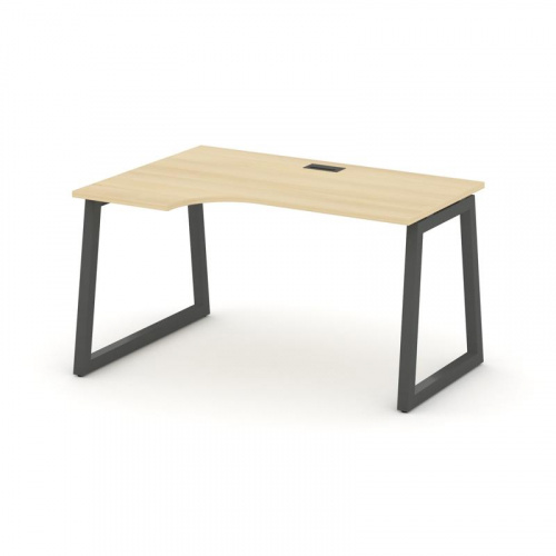 Style Project Стол рабочий эргоном. SN-5T1.SPA-021(L) Акация Лорка/Металл Антрацит/Заглушка Пластик фото 28