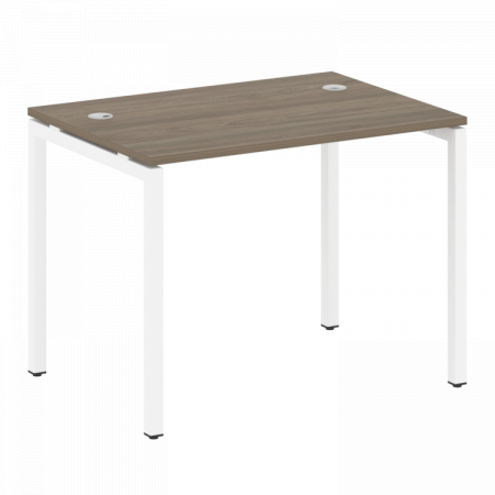 Стол офисный на П-обр. м/к Metal System Quattro 40БП.СП-1